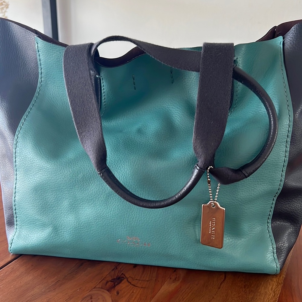 Coach leather bag
